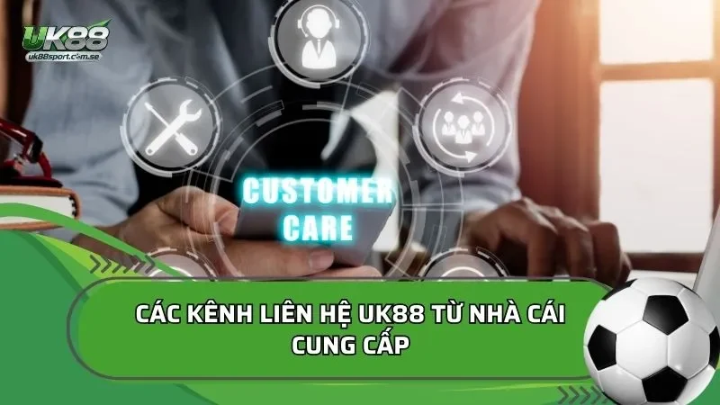 Các kênh liên hệ UK88