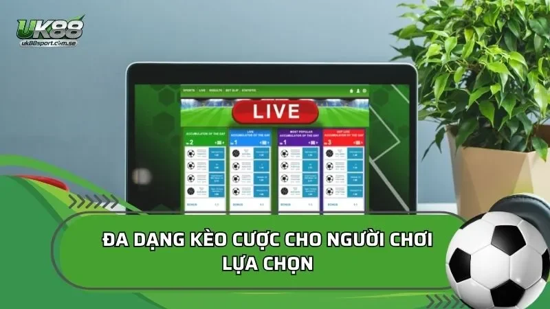 Cập nhật đa dạng loại kèo